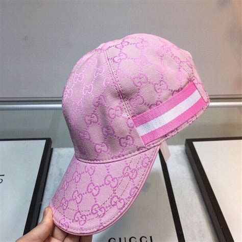 pink gucci hat